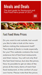 Mobile Screenshot of menuandprices.com